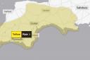Met Office yellow weather warning for rain in Somerset and Devon