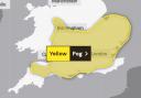 The Met Office has issued a yellow fog warning