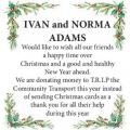 IVAN & NORMA ADAMS