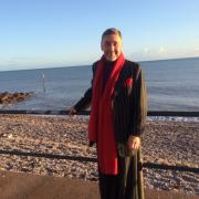 Festival director Ian Bowden on Sidmouth seafront