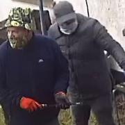 Devon and Cornwall Police would like to speak to these two men after a burglary in Monkton