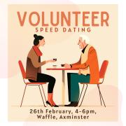 Volunteer speed dating night at Axminster's Waffle House