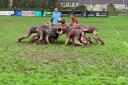 Withycombe rugby in the mud