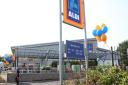 Aldi's Honiton store ahead of its grand opening.