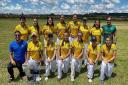 The Brazilian ladies cricket team. Picture: LIAM COOK