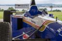 Williams Formula One cars on display at Lympstone Manor. Ref exe 26 17TI 6282. Picture: Terry Ife