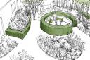 Designs of the garden at the new East Devon Day Hospice.