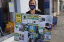 Liz Pole promoting the Fiver Fest Picture: Totally Locally Honiton