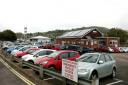 Woodmead Halls car park at Lyme Regis where parking permits will remain valid for another year. Picture Chris Carson