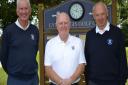 The winners of the Flamingo Pool golf contest Roger Turner, Ray Shiners and Keith Gibson. Picture FP
