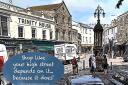 'Support your high street' urges Totally Locally Axminster. Picture Barrie Hedges