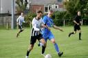 Action from Holsworthy v Honiton Town. Picture: Andrew Symonds