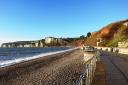 Seaton's West Walk where cliff safety works are under way. Picture: CHRIS CARSON