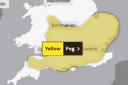The Met Office has issued a yellow fog warning