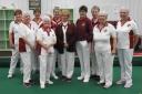 Honiton ’s winning team in the  Lacemakers County Top Club Match