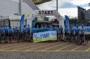 Rugbytots Staduim cycle tour started at Exeter Chief's Sandy Park