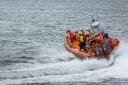 The lifeboat were called to the scene at the weekend