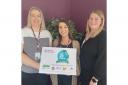Anna Howard (left) and Rhema Sanderson-Newcombe (right), Quality Assurance Managers and Lucy Scott (centre), Home Instead Compliance Manager