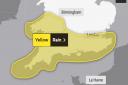 The warning is in place for Wednesday and Thursday. Picture: Met Office