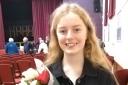 young trumpet player, Hetty Christopher, as well. Hetty is in the Sixth Form at The Woodroffe School.