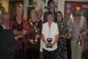 Prizewinners at Feniton Bowls Club