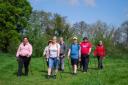 Nordic walkers taking part in an event organised by Move More Cranbrook