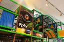 Dinosaur themed soft play area at Jurassic Discovery