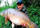 Rich Parks 20lbs Mirror Carp from Newbarn Angling Centre