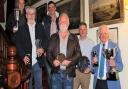 Wiscombe Championship - all the winners L-R Paul Jeffery, Steve Wareham, Ian Inglehart, Rod Thorne, Jon Langmead, Rod Eyles - Champion