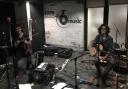 Joseph O’keefe and Cole Stacey’s on the BBC Radio 6 lounge. Credit Richard Duncan.