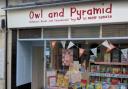 Owl and Pyramid Bookshop in Fore Street, Seaton
