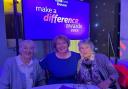 Maggie Stead, Mary Kahn and Janice Sawyer, sister of Tim Symes, at the BBC Make a Difference awards ceremony