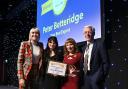The team at Honiton Peter Betteridge picking up their award.