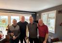 Roll Up winners Leighton Morgan, Tony Davis, Andy Gabb with Paul Curtin