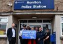 Richard Foord at the re-opening on Honiton Police Station