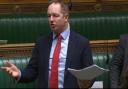 Richard Foord MP speaking in the Commons prior to handing over the petition in January