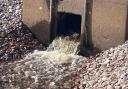 A storm outflow pipe at Budleigh Salterton