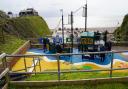 The local community enjoying the new Jubilee Beer play park