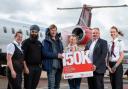 Loganair celebrates milestone customer with first-time flyer