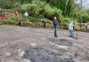Volunteers band together to improve Axe Cliff Golf Club car park