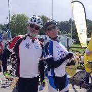 Stephen Driscoll and Kevin Goss at the Nello Challenge