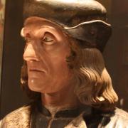 The bust of Henry VII of England, by Pietro Torrigiano, at the Victoria and Albert Museum