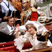 The Royal Wedding of Prince Charles and Lady Diana Spencer in July 1981