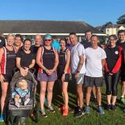 Honiton runners at Exmouth Parkrun