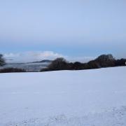 A winter scene at Honiton GC