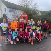 Honiton runners at Axmouth Challenge