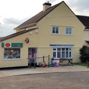 Chardstock Village Shop and post office, about to reopen as a community-owned venture