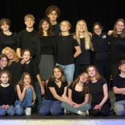 The cast of Axminster's Matilda the Musical.