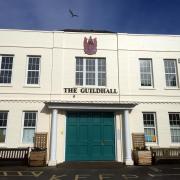 Axminster Guildhall could be getting an ice-skating rink this Christmas.