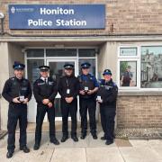 Honiton, Axminster and Seaton PCSOs receive medals